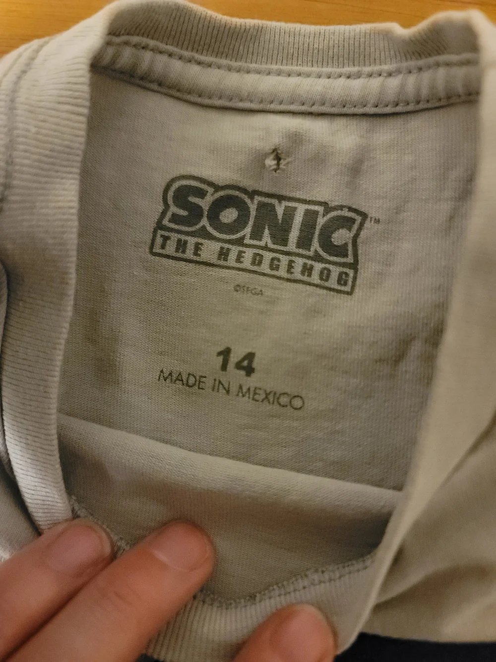 Sonic Graphic Tee for Kids - Blue on White